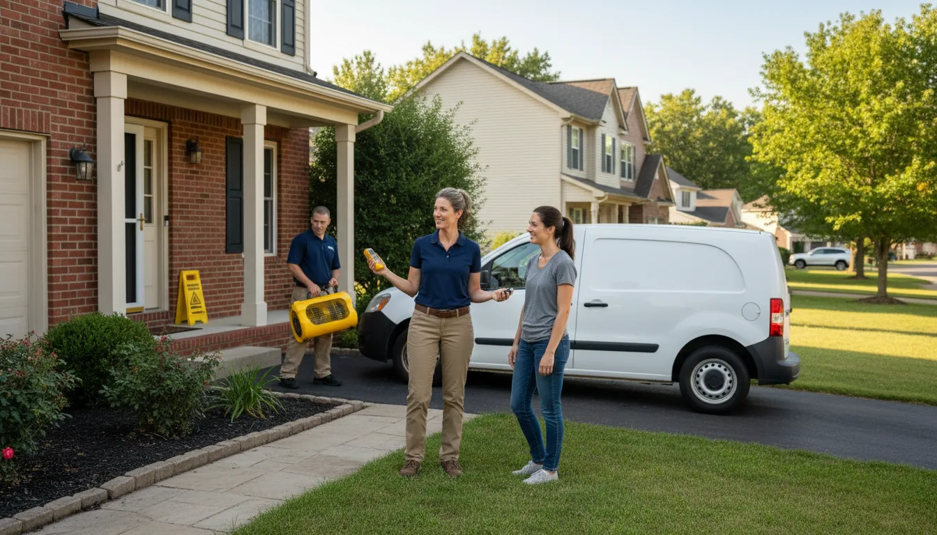 Residential water damage restoration in Windsor, VT
